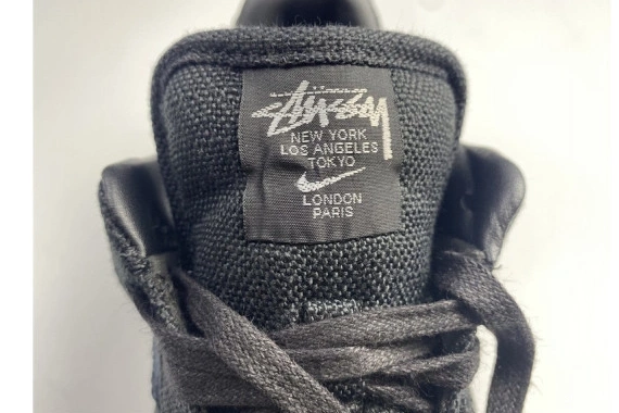 1 Low Black Air Force Stussy Nike CZ9084-001 0204